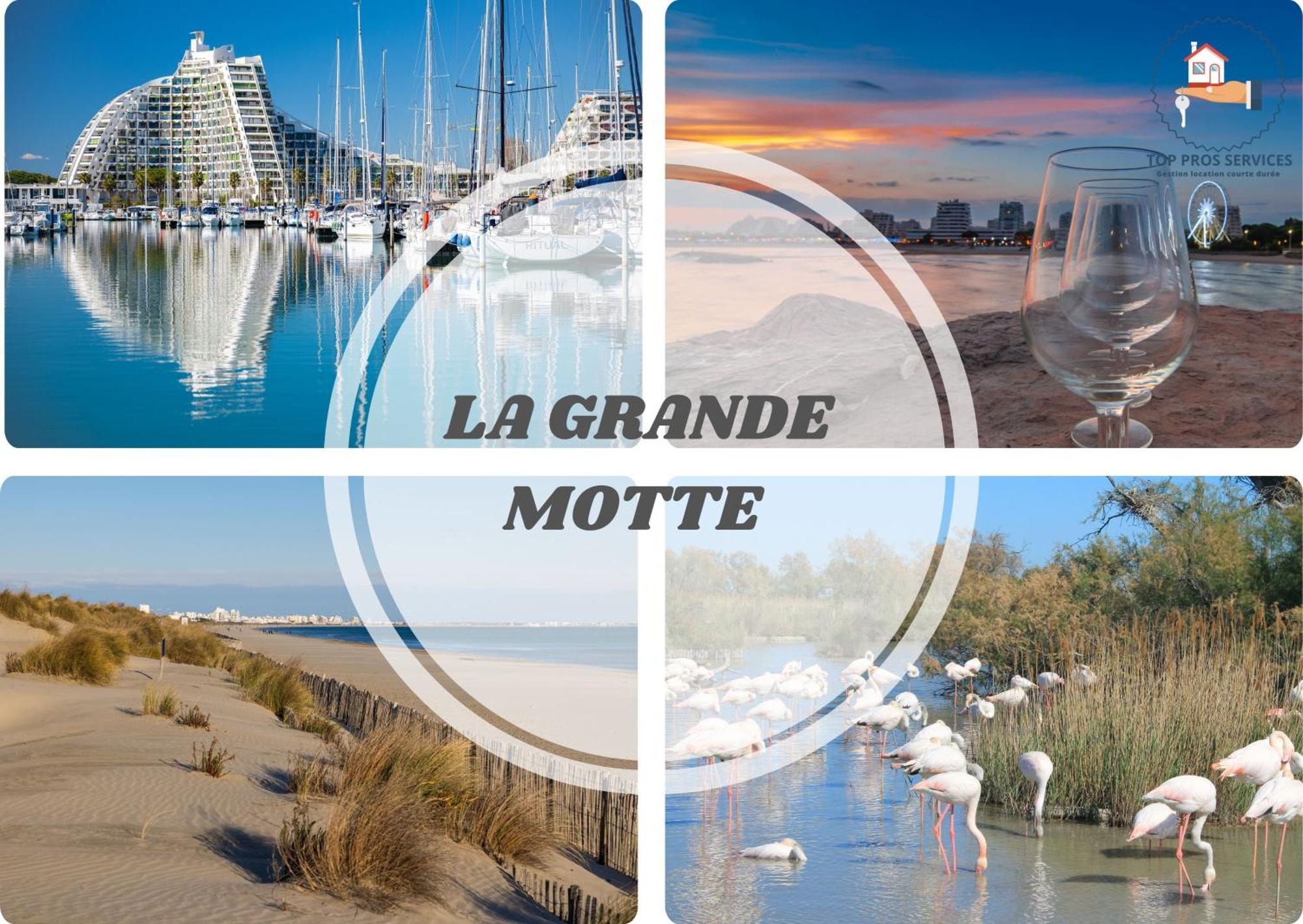 Les Marines Port 2 Min Plage Camargue- Top Pros Services Conciergerie La Grande Motte Mauguio Extérieur photo